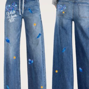 mid rise upcycled denim shorts (copy)