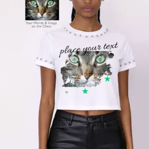 cl | cotton short cropped t shirt (copy)