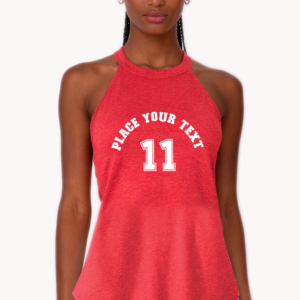 m | tri rocker tank with flowers