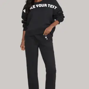 m | 2 piece crop tee & wide leg lounge pants set (copy)